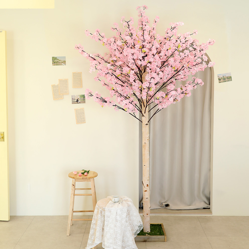 벚꽃 조화나무 인조나무 대형 화분 벚꽃나무 240cm 사방형